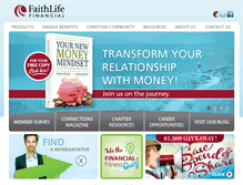 Tablet Screenshot of faithlifefinancial.ca